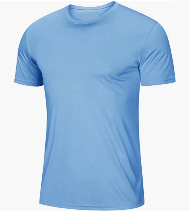 Men's Short Sleeve T-Shirt Quick Dry Athletic Running Workout Performance Shirt