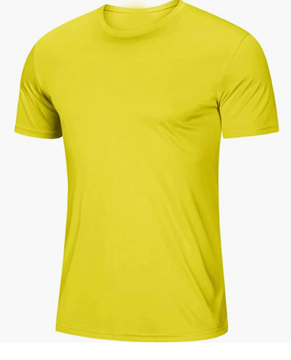 Men's Short Sleeve T-Shirt Quick Dry Athletic Running Workout Performance Shirt