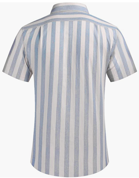 Men's Business Dress Shirt Casual Linen Shirt Short Sleeve SHIRT