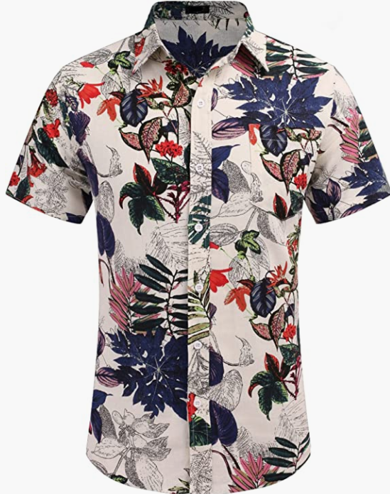 Men's Business Dress Shirt Casual Linen Shirt Short Sleeve SHIRT