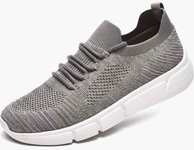 Men Shoes Stretchy Sneakers Shoes Comfortable Non Slip Running Shoes for Gym Jogging
