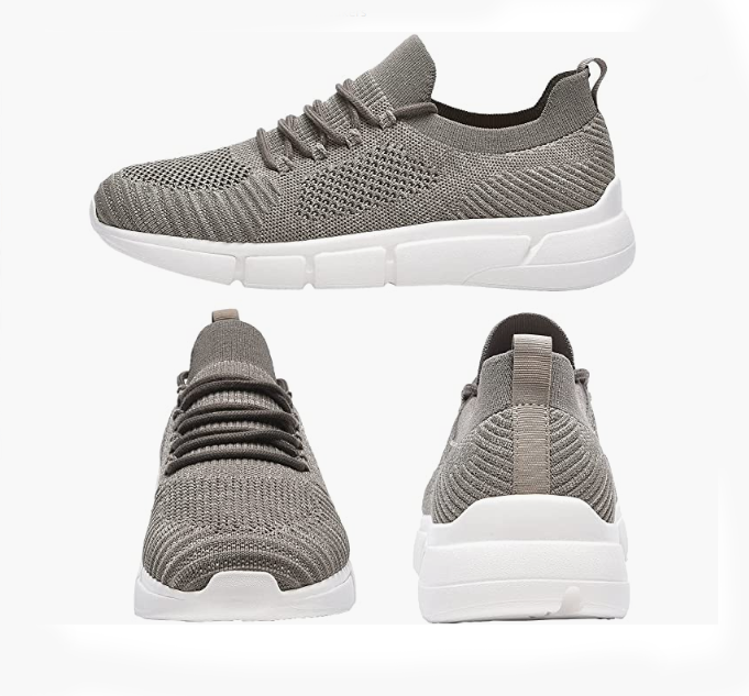 Men Shoes Stretchy Sneakers Shoes Comfortable Non Slip Running Shoes for Gym Jogging