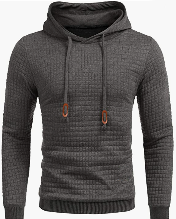 Men's Hoodie Sweatshirt Gym Long Pullover Hooded
