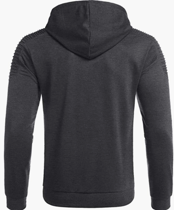 Men's Workout Hoodie Gym Sport Sweatshirt Athletic Pullover Casual Fashion Hooded with Pocket