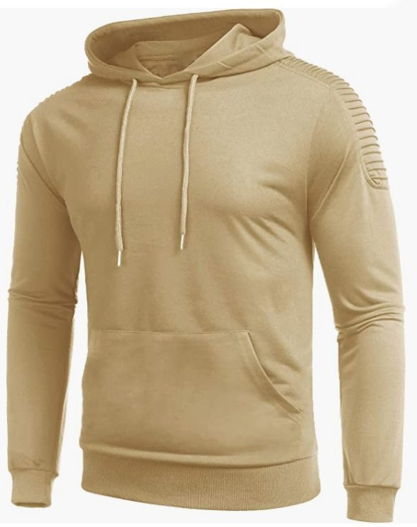 Men's Workout Hoodie Gym Sport Sweatshirt Athletic Pullover Casual Fashion Hooded with Pocket