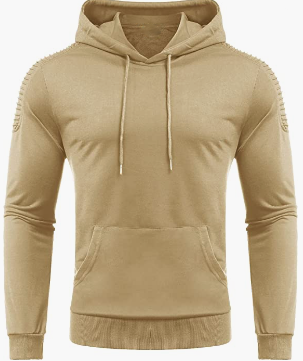 Men's Workout Hoodie Gym Sport Sweatshirt Athletic Pullover Casual Fashion Hooded with Pocket