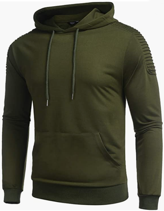 Men's Workout Hoodie Gym Sport Sweatshirt Athletic Pullover Casual Fashion Hooded with Pocket