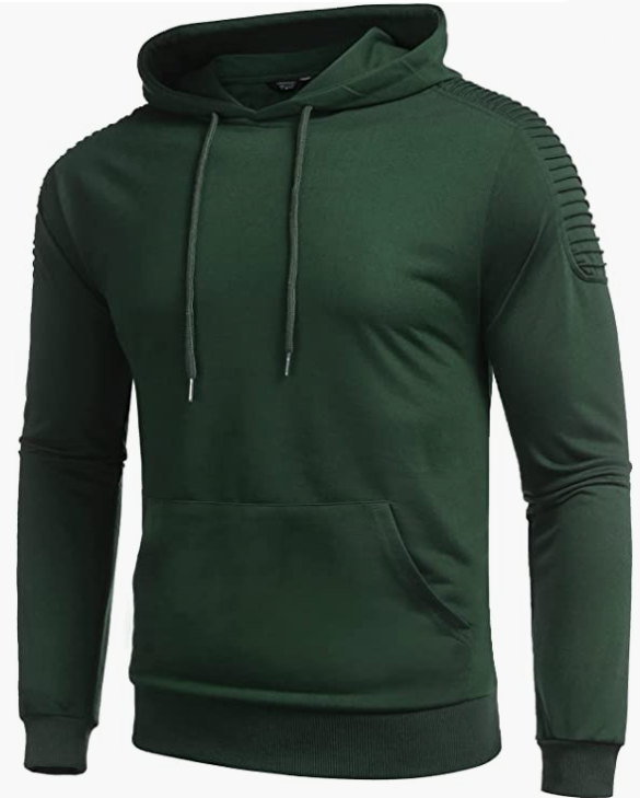 Men's Workout Hoodie Gym Sport Sweatshirt Athletic Pullover Casual Fashion Hooded with Pocket