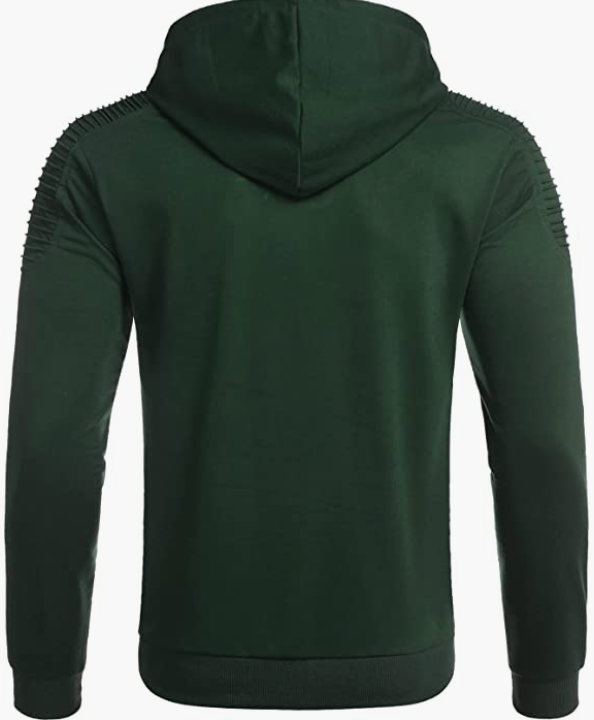 Men's Workout Hoodie Gym Sport Sweatshirt Athletic Pullover Casual Fashion Hooded with Pocket
