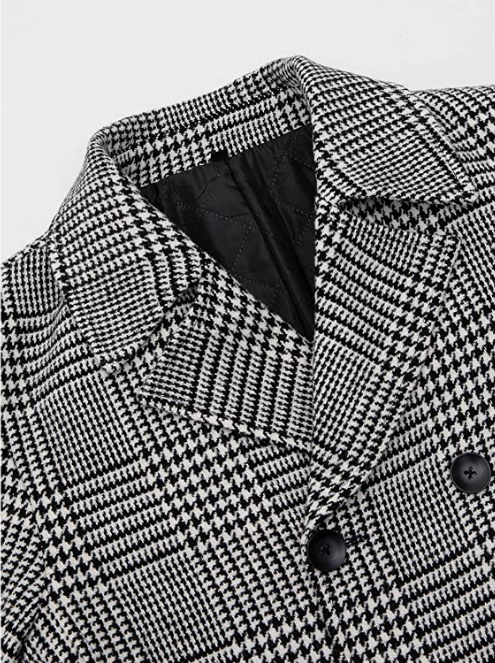 Men's Wool Blend DoubleCoat Classic  Warm Coats Winter Outwear Jackets