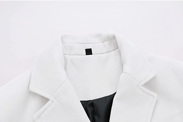 Overcoat Single Breasted Long Wool Blend Top  Coats