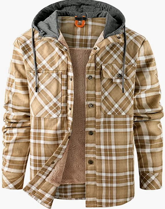 Men's Outdoor Casual Long Sleeve , Button Jacket