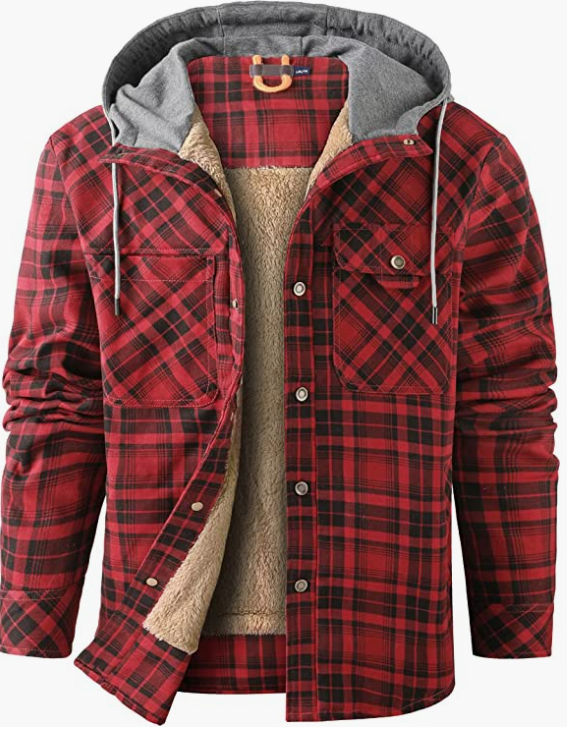 Men's Outdoor Casual Long Sleeve , Button Jacket