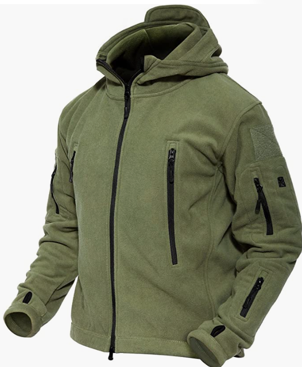 Men 's  Jacket Windproof Warm Military Jacket With Hood