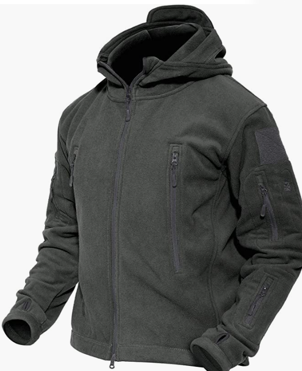 Men 's  Jacket Windproof Warm Military Jacket With Hood