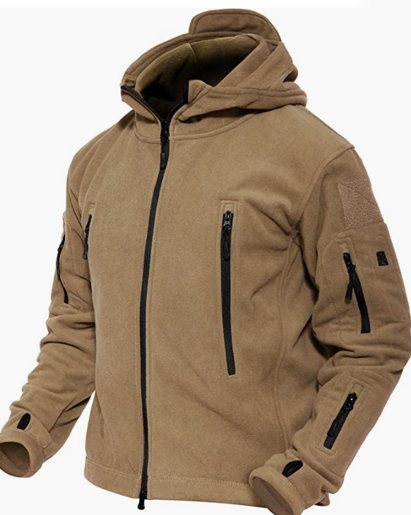 Men 's  Jacket Windproof Warm Military Jacket With Hood
