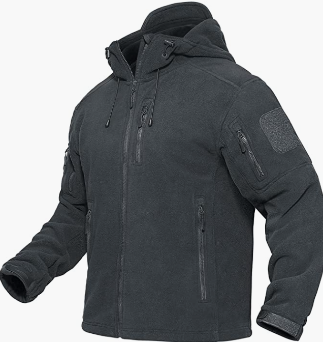 Men's Jackets with Hood Winter Hiking Hunting Coats Multi Pockets