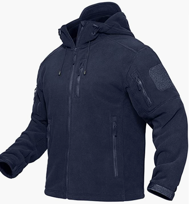 Men's Jackets with Hood Winter Hiking Hunting Coats Multi Pockets