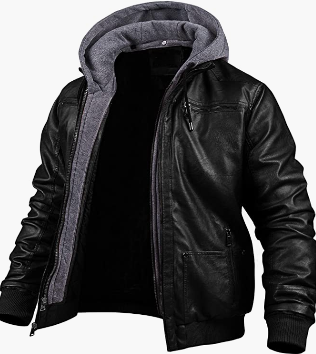 ORIGINAL Leather, Jacket Waterproof Windproof Outerwear Hoodie