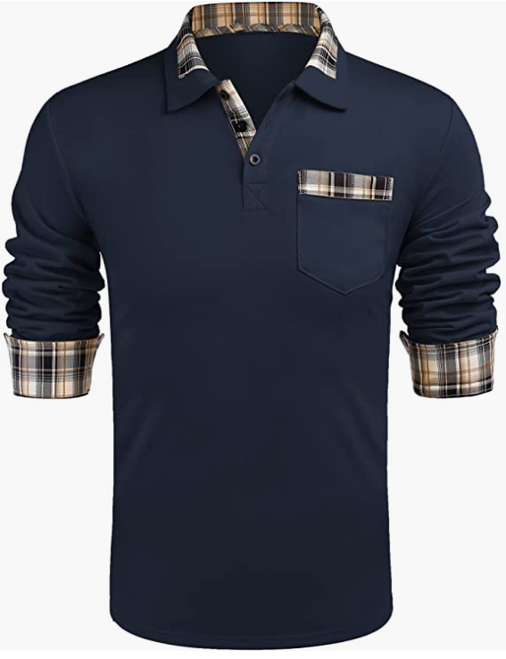 Men's sport Long SleeveShirt with Pockets
