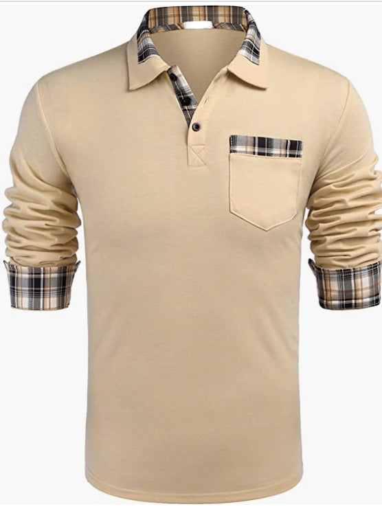 Men's sport Long SleeveShirt with Pockets