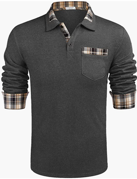 Men's sport Long SleeveShirt with Pockets