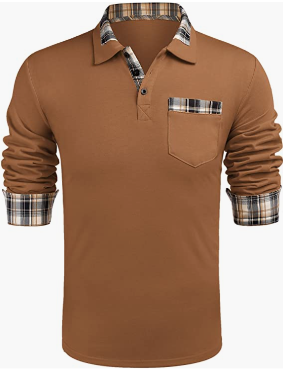 Men's sport Long SleeveShirt with Pockets