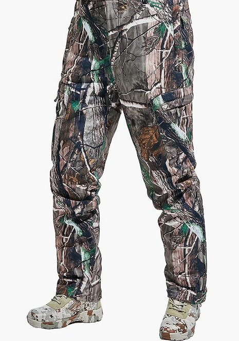 Hunting Pants for Men, Ultra-Silent Water Resistant Camo Pants Men,