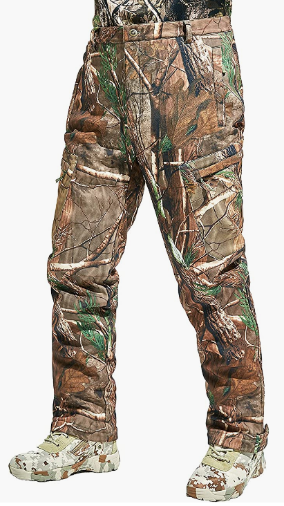 Hunting Pants for Men, Ultra-Silent Water Resistant Camo Pants Men,