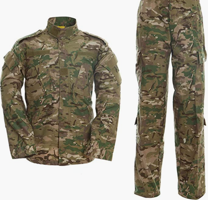 Jacket and Camo Cargo Pants Tactical Hunting Pant Uniform Set