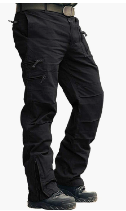 Men's Cotton Multi-Pockets Work Pants Tactical Outdoor Military