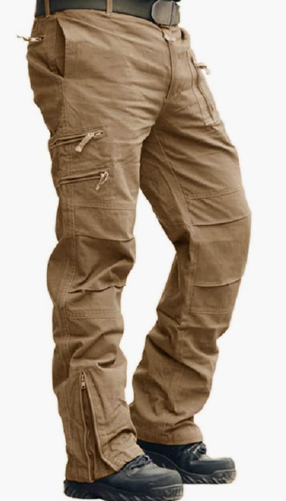 Men's Cotton Multi-Pockets Work Pants Tactical Outdoor Military