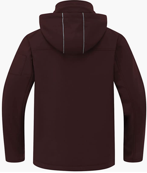 Men's Softshell Military Jacket With Removable Hood