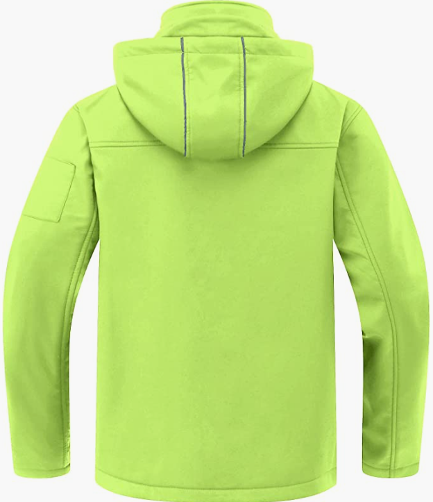 Men's Softshell Military Jacket With Removable Hood