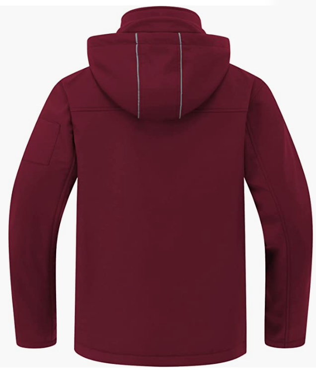 Men's Softshell Military Jacket With Removable Hood
