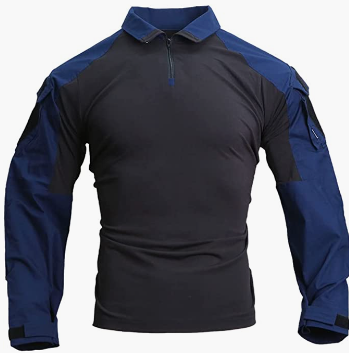 ARMY  Shirt,Tactical Hiking Hunting Fishing Long Sleeve Camo Shirts for Men