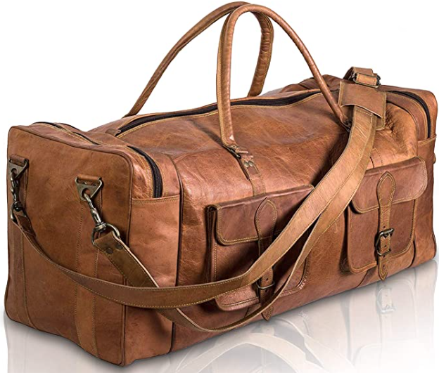 Leather Bag 30 inch Large Travel Bag Gym Sports