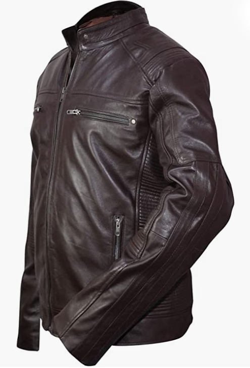 Men’s Real Leather Jacket-Genuine Sheepskin Leather jacket for Men