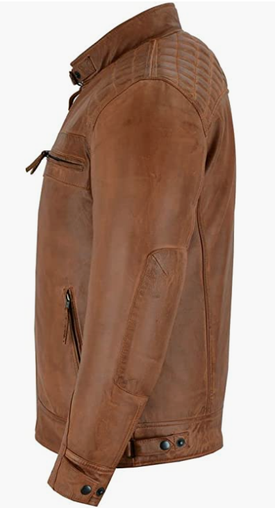 Men’s Real Leather Jacket-Genuine Leather Jacket For Men