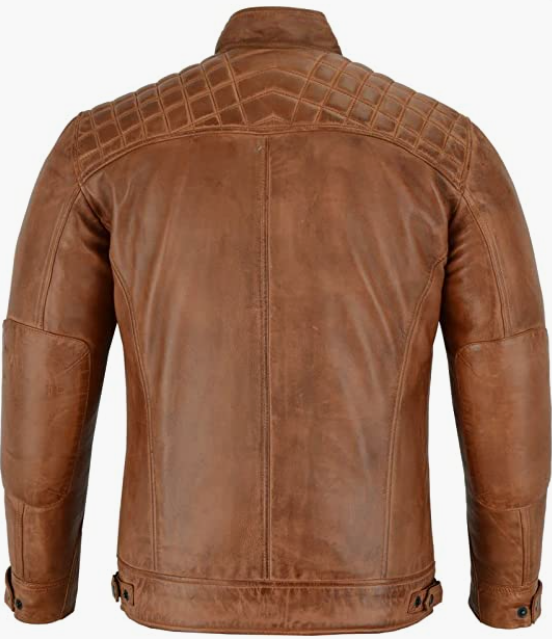 Men’s Real Leather Jacket-Genuine Leather Jacket For Men