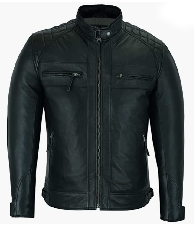 Men’s Real Leather Jacket-Genuine Leather Jacket For Men
