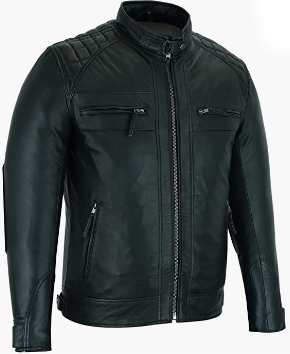 Men’s Real Leather Jacket-Genuine Leather Jacket For Men