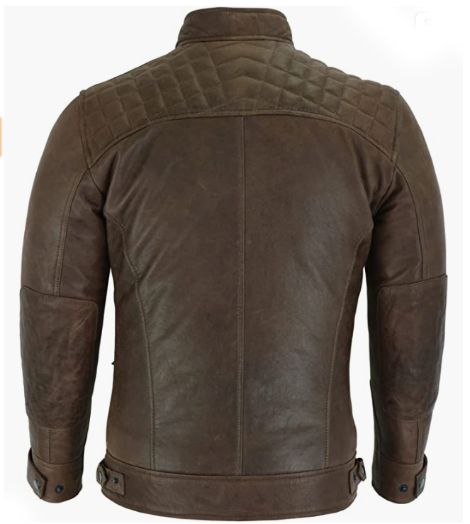 Men’s Real Leather Jacket-Genuine Leather Jacket For Men