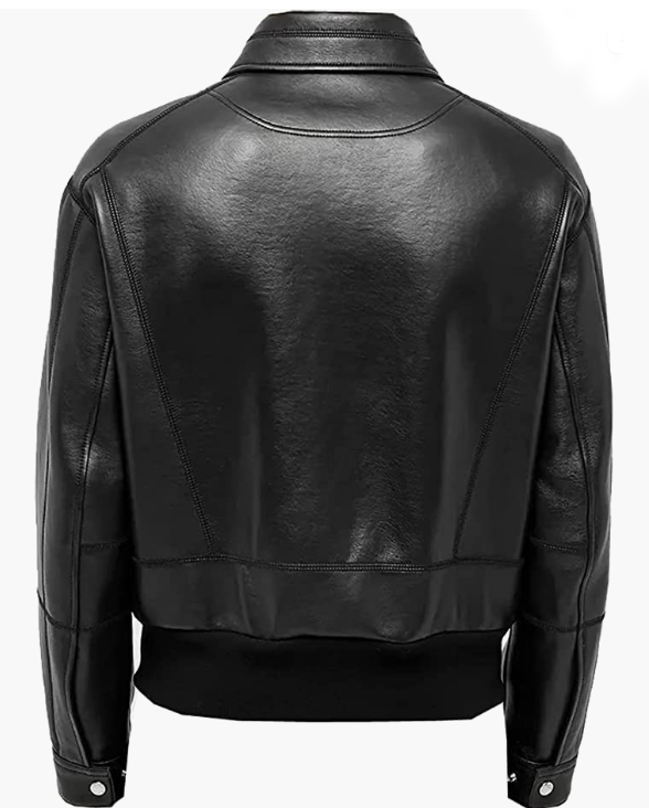 Men Black Leather Jacket