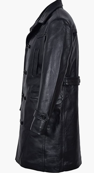 Real Leather Submarine Jacket Coat