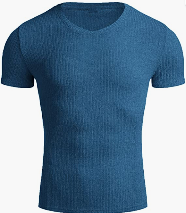 Short Sleeve Neck Bodybuilding Workout T Shirt