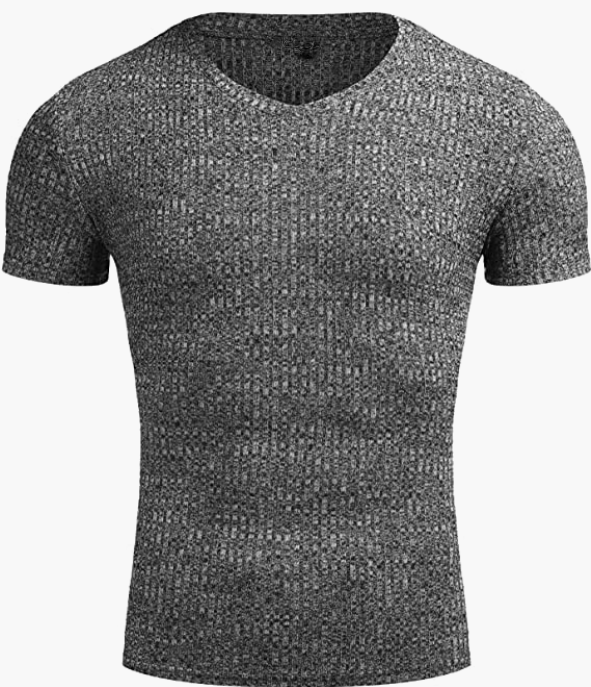 Short Sleeve Neck Bodybuilding Workout T Shirt