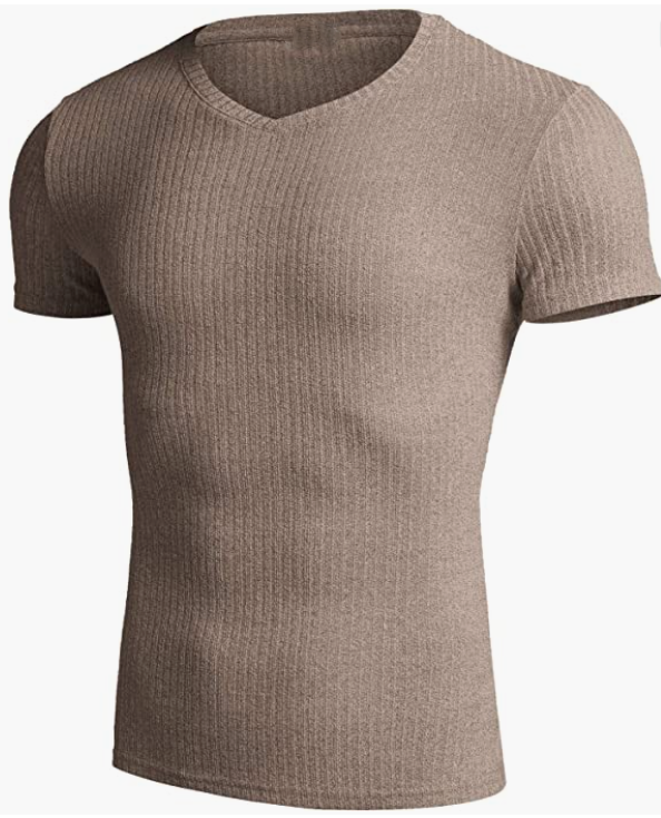 Casual Short Sleeve V Neck Bodybuilding Gym Workout T -Shirt