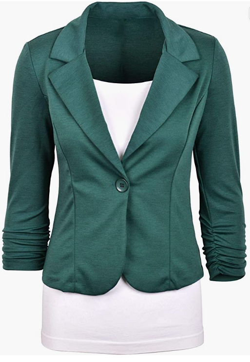 Women's Office Blazer, Knit Blazer