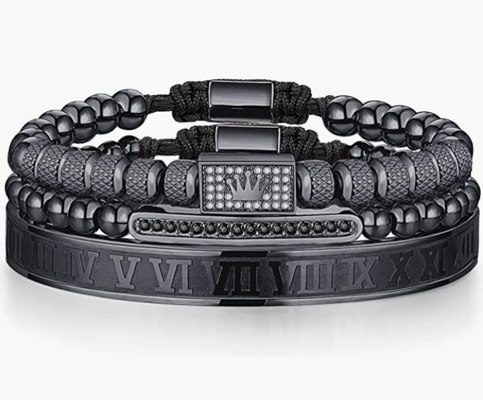 Stainless Steel Bracelets for Men Twisted Cable Bracelet Cuff Bracelet Men's Luxury Bracelet